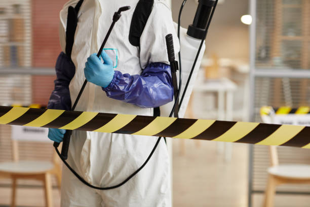 Professional Biohazard Cleanup technician working in Crete, IL